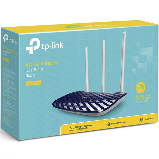 TP-Link AC750 Wireless Dual Band Routerc Archer C20