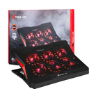 XTRIKE ME FN811 Laptop Cooling Pad Stand – 6 x RED Led Fans – 2 USB Ports – Support UP 17 Inch