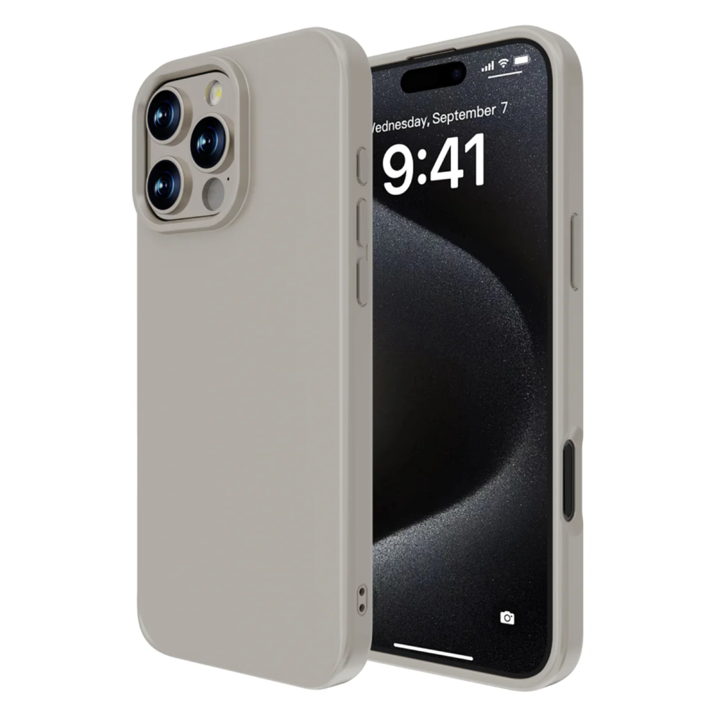 IPHONE 16 PRO Max Silicone Case Natural Titanium