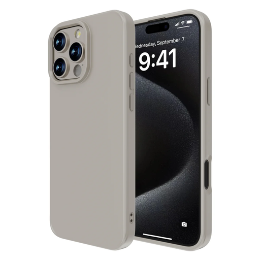 IPHONE 16 PRO Max Silicone Case Natural Titanium