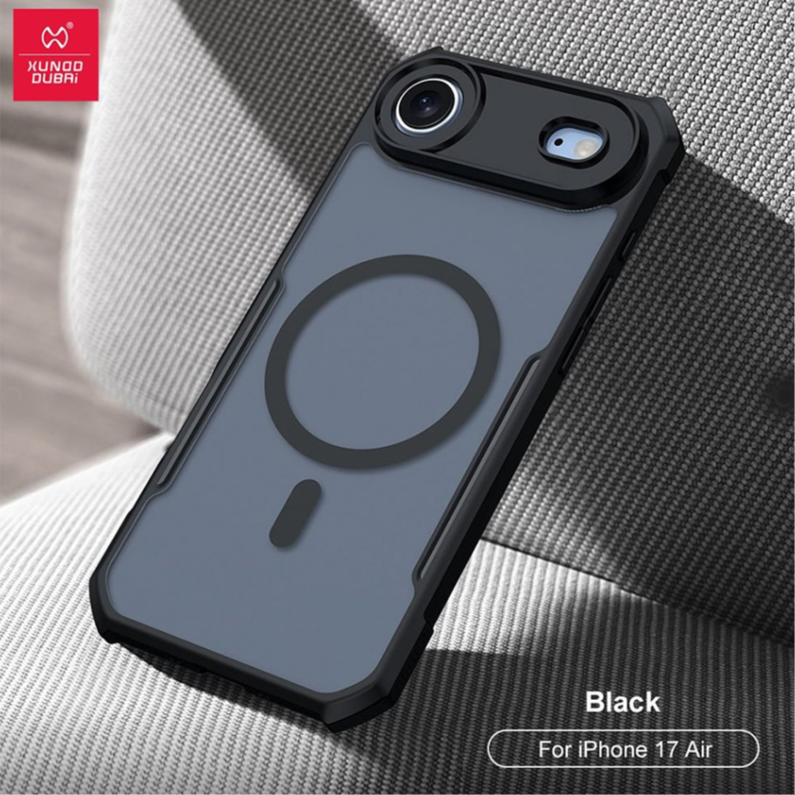 Xundd iPhone 17 AIR Matt Magsafe Back Case Black