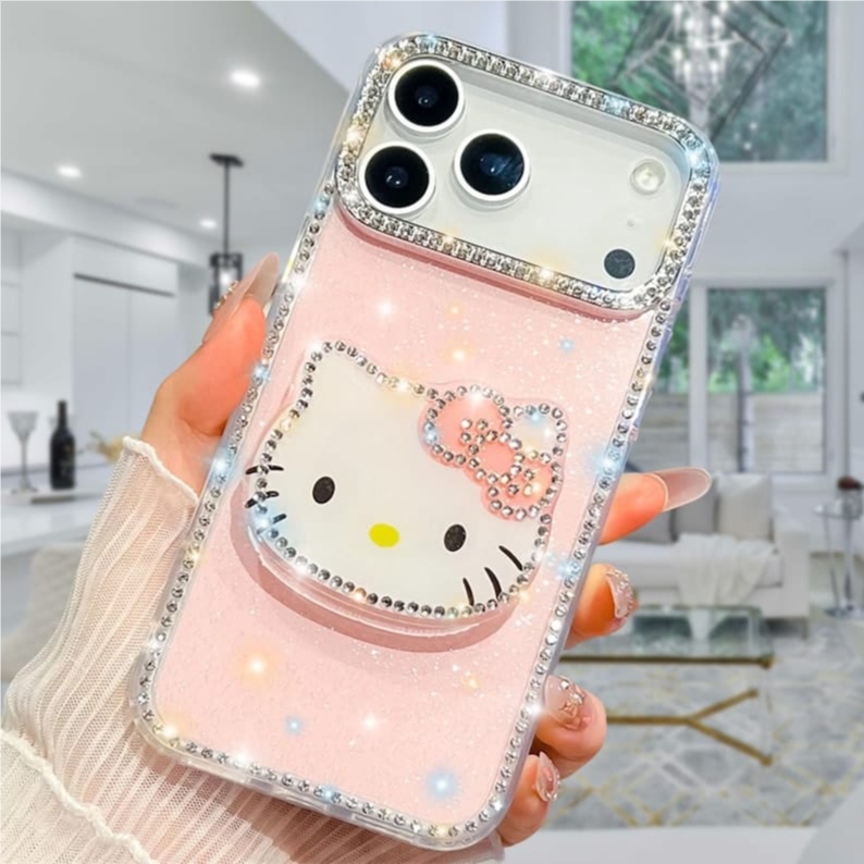 Hello Kitty iPhone 17 Pro Max Cover pink