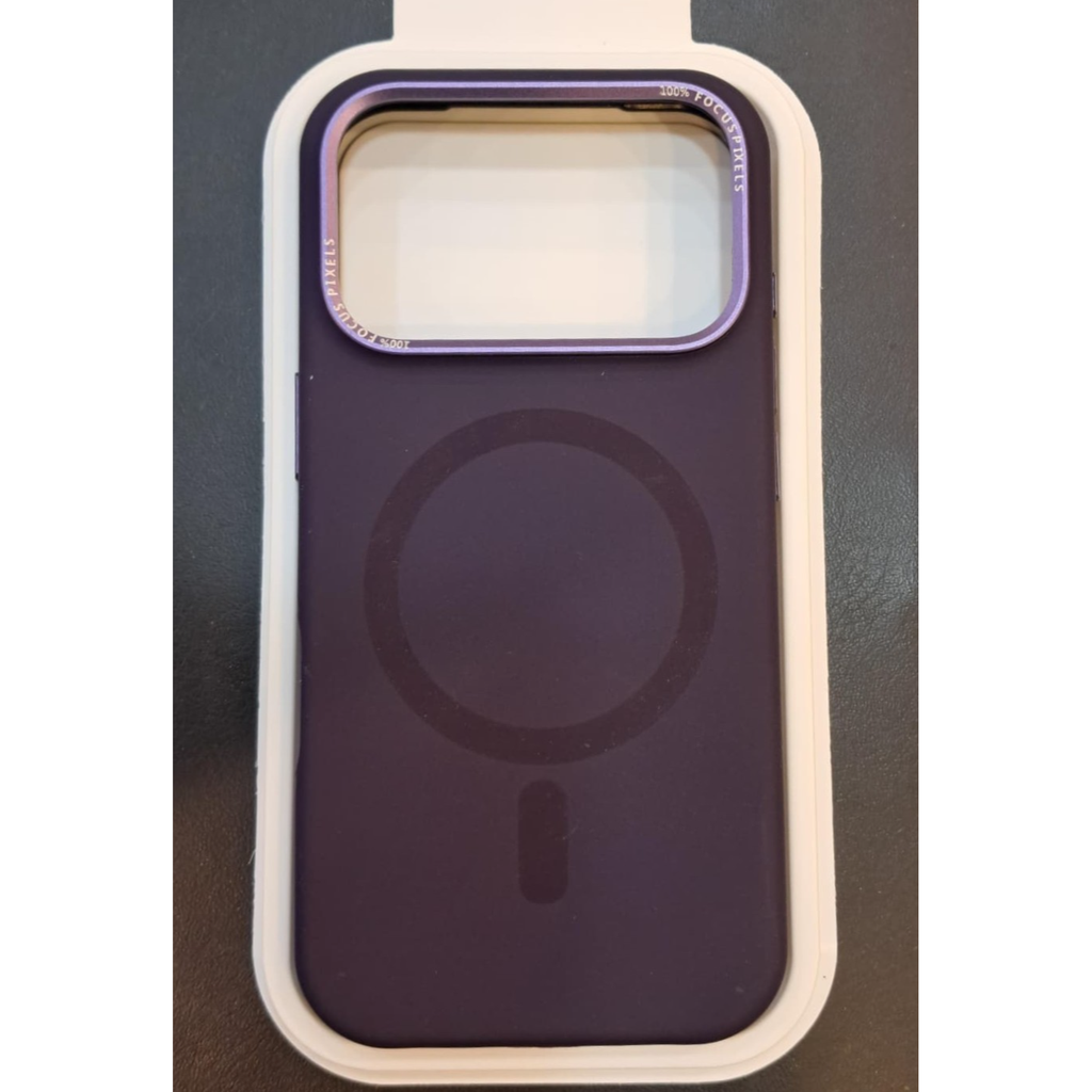 iPhone 17 Pro Max Silicone Magsafe Case Purple