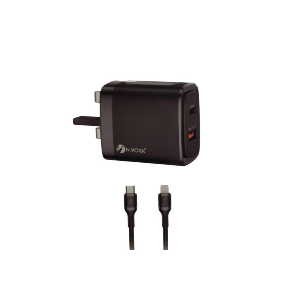 Nyork Home Charger 45w With Cable C To C Hc632(One Year Warranty)
