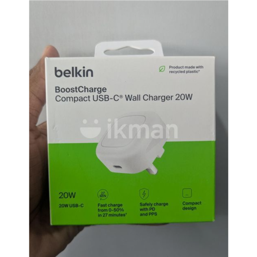 belkin compact usb c wall charger 20w