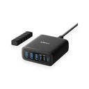 Anker 112W 6 Ports Multi-Device GaN Charger | 3 USB-C , 3 USB-A | Fast Charging | A2154K11 - Black