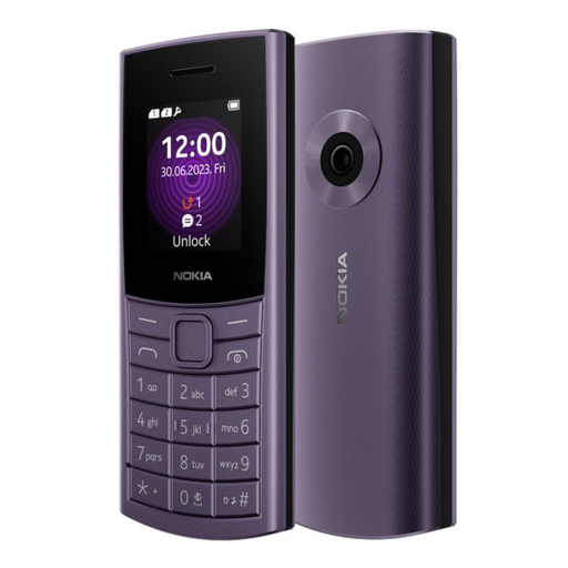 Nokia 110 4G Dual SIM Mobile Phone artic purple