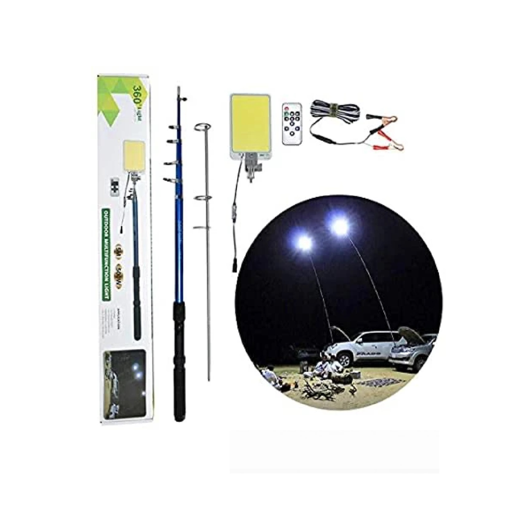 Jiham Multifunction Outdoor Led Fishing Rod Light With Ir Remote 3 Modes fr 03
