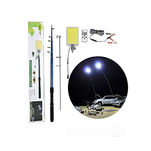 Jiham Multifunction Outdoor Led Fishing Rod Light With Ir Remote 3 Modes fr 03