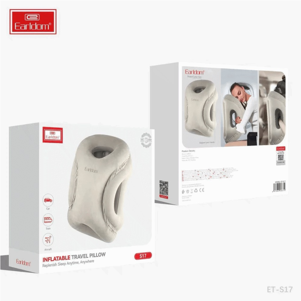 Earldom Inflatable Travel Pillow Et S17
