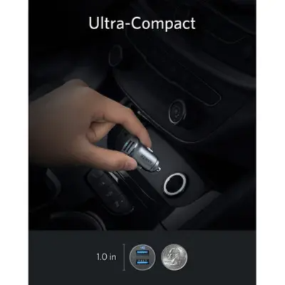 Anker Powerdrive 2 Alloy Metal Mini Car Charger