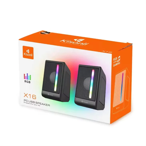 Kisonli X16 Rgb Gaming Mini Portable Speaker