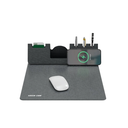 Green Lion Mouse Pad Wireless Charger (GNMSPADWIRGY) Gray
