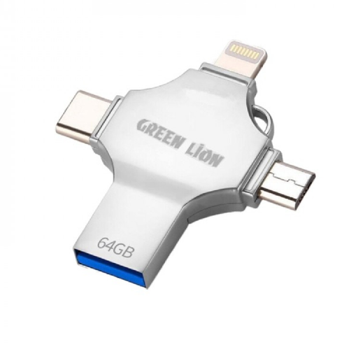 Greenlion Flash drive 4IN1 USB 64GB