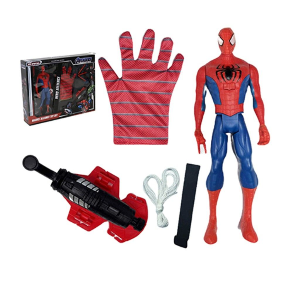12 Inch Spider Man With Net Throw Light and Music