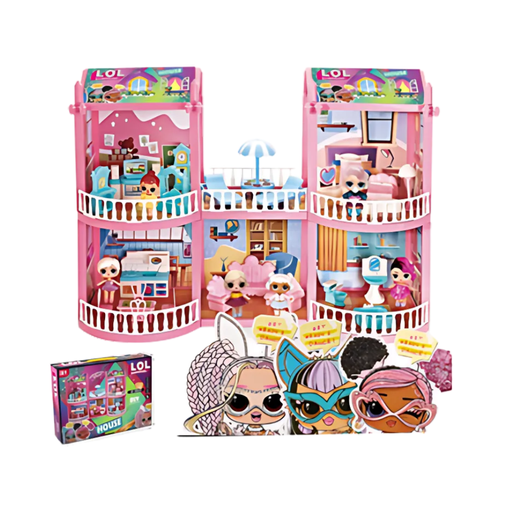 LOL Surprise DIY House Assembly Game for Kids