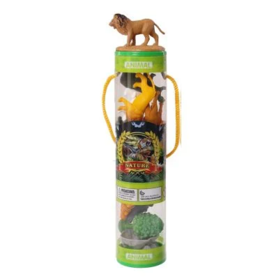 12 pcs wild animal set toy