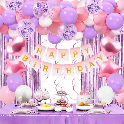 BIRTHDAY DECORATION KIT 63 PCS