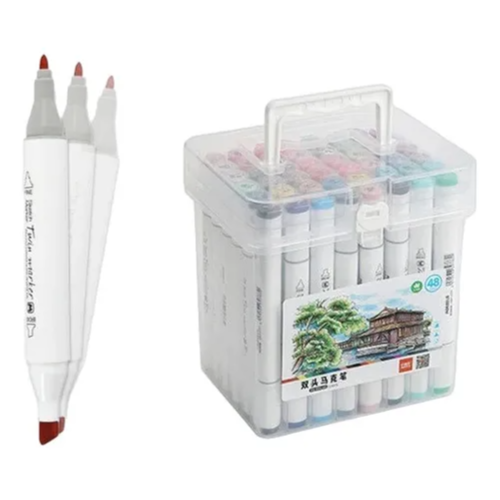 Twin Marker Set 48 Pieces