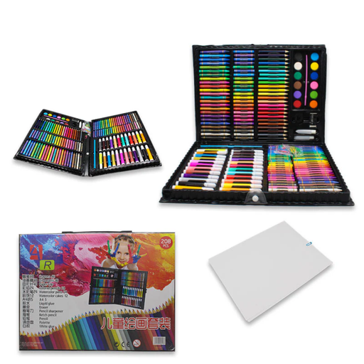 208 Pcs Colouring Kit