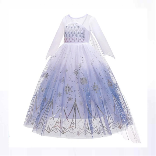 Elsa Princess Costume Dress For Girls 6336 small for 100 to 110 cm