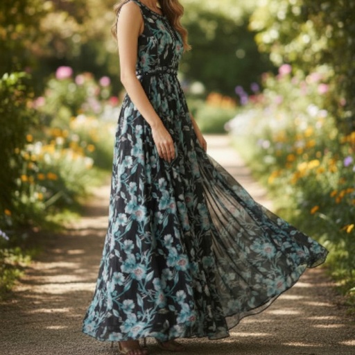 Gown with sleaves (Size XL)