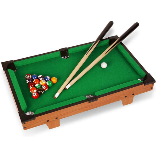 Hg203d Mini Pool Table, Table-top Billiard Game, Mini Snooker Game Set With Balls, Cues, Rack Pool Toy For Kids, Family Game, Party Game