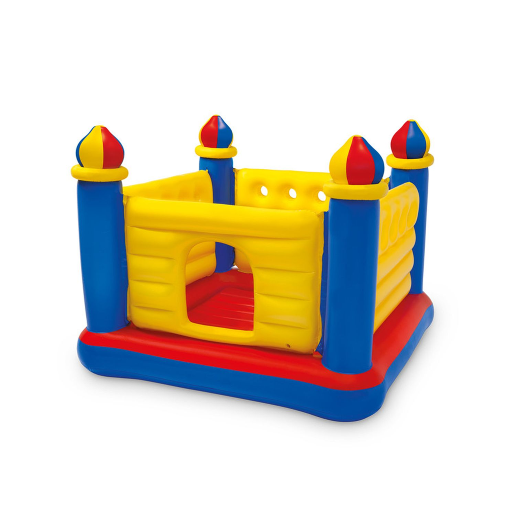 kids jumping Inflatable Bouncer Jump-O-Lane Castle Bouncer Intex 48259Np
