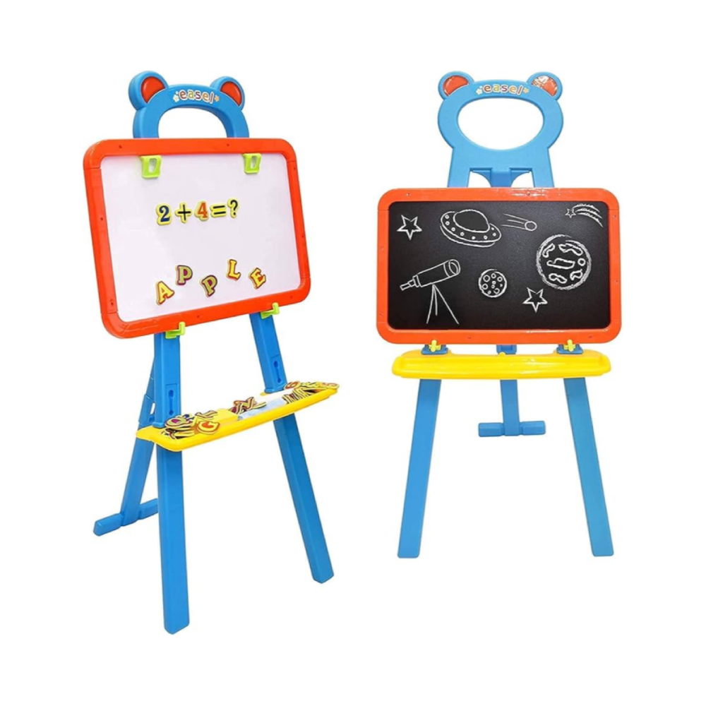 3-in-1 Kids Magnetic Writing Activity Easel Board