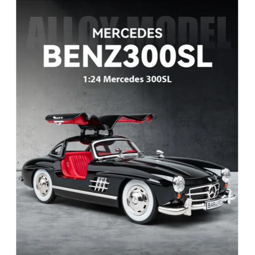 Mercedes-Benz 300SL W198 Gullwing coupe gold 1:18 Minichamps Dealer edition