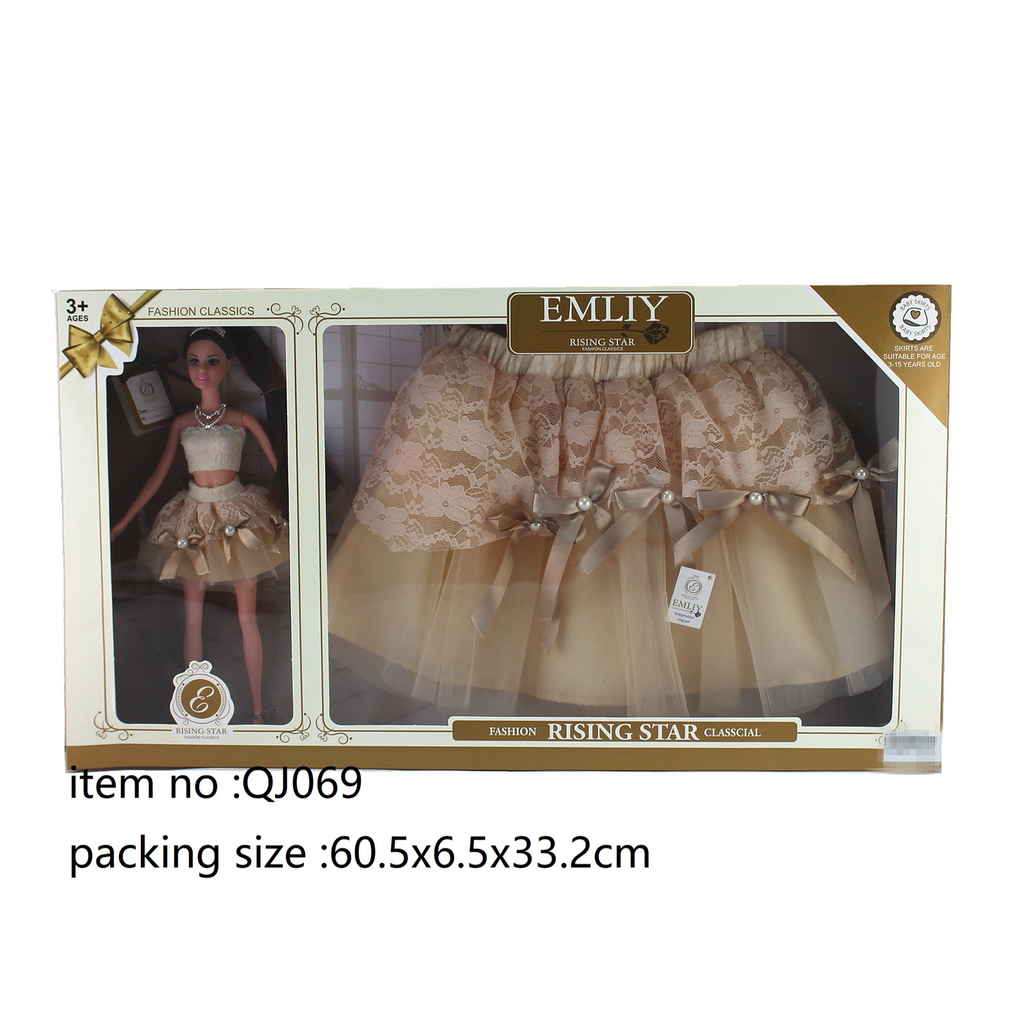 BARBIE DOLL WITH SKIRT