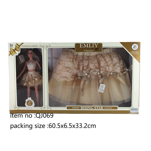 BARBIE DOLL WITH SKIRT