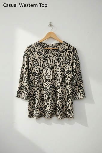 Lycra fabric western top (Size XXL)