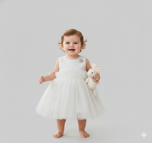 Starlight Pearl Princess Party Wear Frock (Size 1 year)