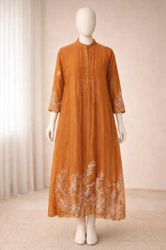 Churidar set pure linen material (Size XL)