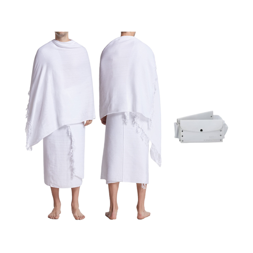 Hajj & Umrah Ihram 1200g with Ihram Belt (Size S)