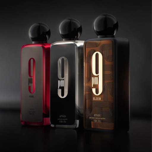 AFNAN 9PM COMBO RABEL AND ELIXIR 9PM BLACK 3PICES