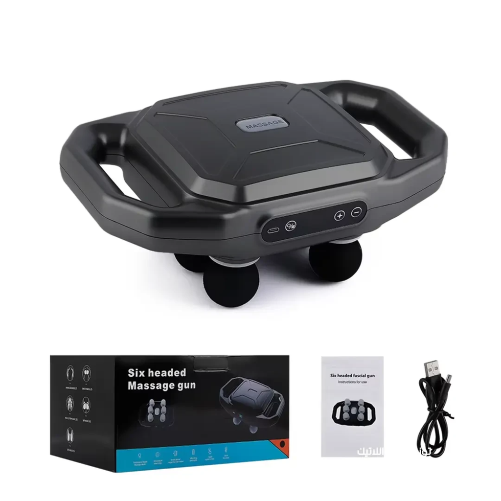 Six Head Massager gun for Deep Muscle Relief