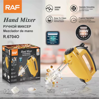RAF R 6704 Handheld Mixers Versatile and Efficient Baking Tools
