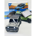 WUF Thar Jeep Portable Bluetooth Speaker With Phone Holder LED Headlights & Super Bass 10W