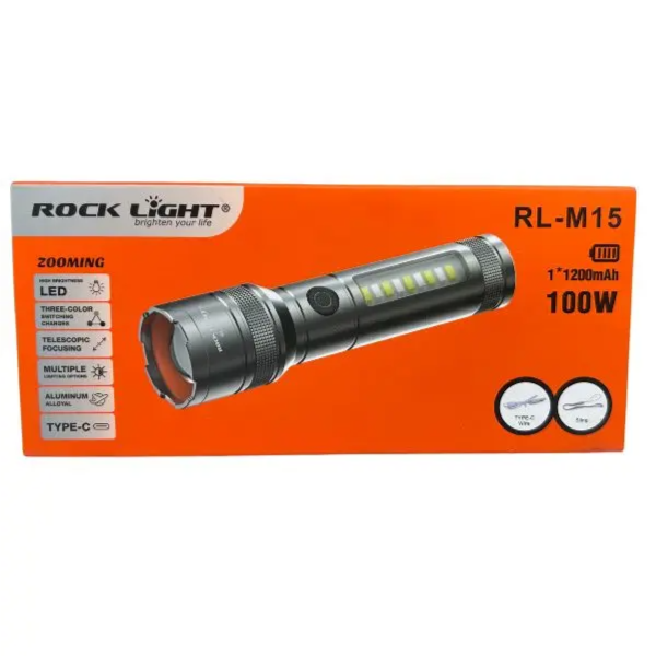 Rock Light RL-M15 LED Aluminium Body Torch Light