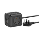 Green Lion 7 In 1 Compact 33W PPS PowerSocket - Black