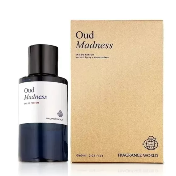 Fragrance world oud madness edp 60 ml for men and women