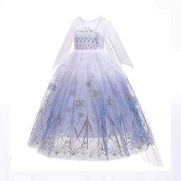 Elsa Princess Costume Dress For Girls 6336 medium for 110 to 120 cm