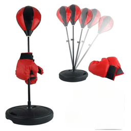 King Sport Kid’s Boxing Set Free Standing Punching Ball Punch Bag Play Set with Gloves