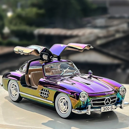 Mercedes-Benz 300SL W198 Gullwing coupe gold 1:18 Minichamps Dealer edition