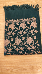 Winter shawls with sequence