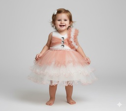 Blush Pearl Princess Couture Frock