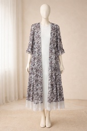 Long shrug with inner  Georgette fabric