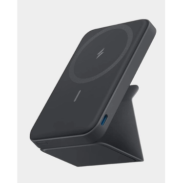 Anker 622 MagGo 5000mah Power Bank | USB-C And Magnetic Charging | 7.5W | Foldable Stand | A1614H13 - Black